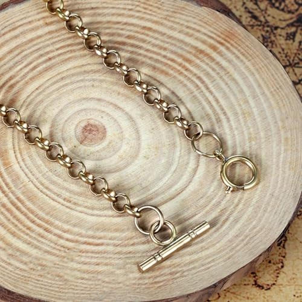 Treeweto Pocket Watch: TREEWETO Vest Chain 14.7 Inch Gold – In Use