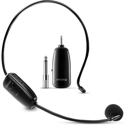 Headset Mic: USA Warehouse UHF Wireless Headset System – Front View