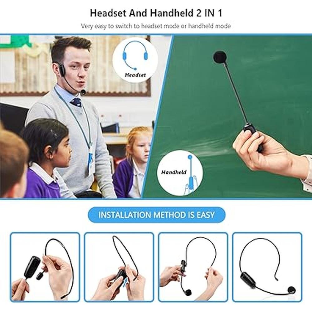 Headset Mic: USA Warehouse UHF Wireless Headset System – Packaging