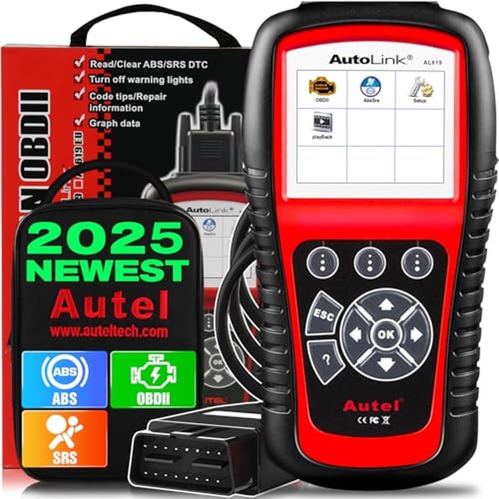 Autel AutoLink AL619 OBD2 Scanner – Front View