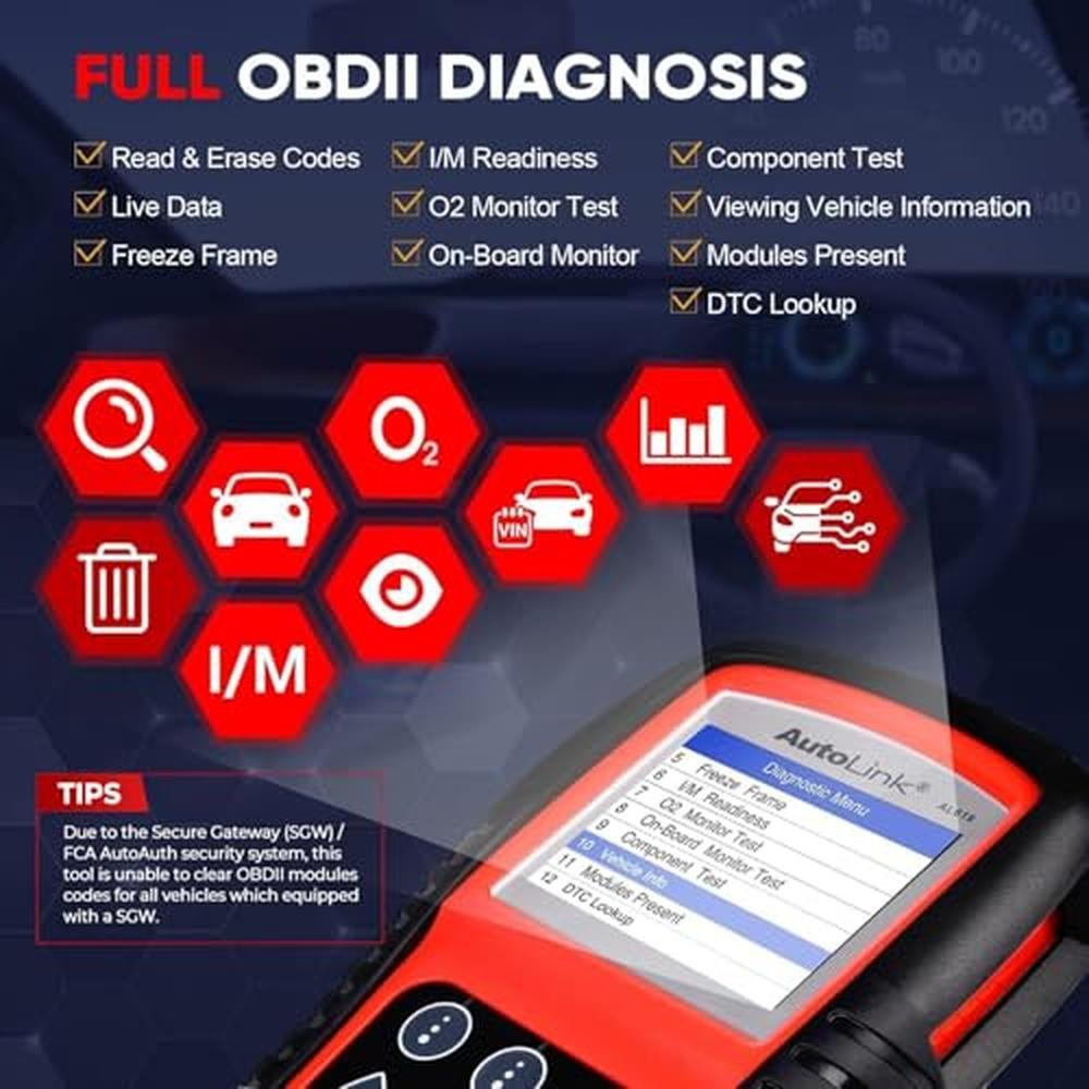 Autel AutoLink AL619 OBD2 Scanner – In Use