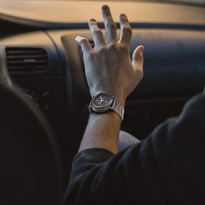 Wooden Watch: 2win Engraved Wooden Watch for Men – Side View