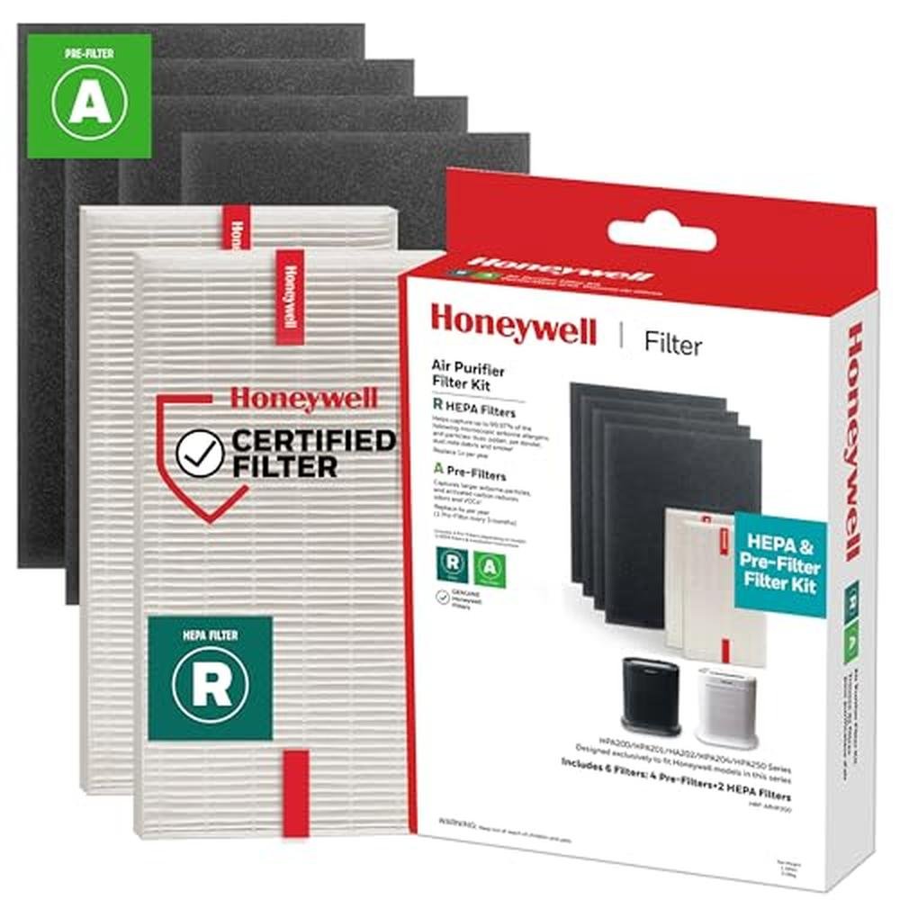 Air Purifier: Honeywell True HEPA Filter Value Combo Pack – Front View