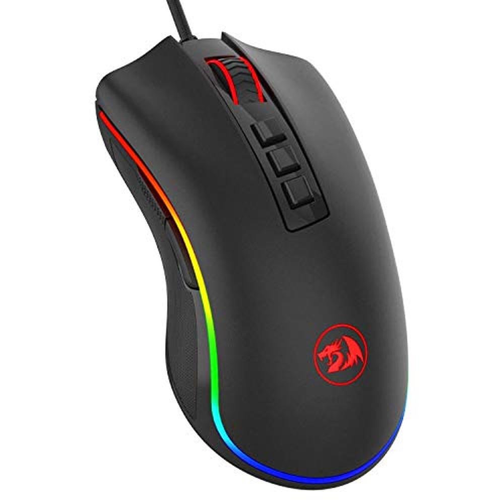 Redragon M711 Cobra RGB Optical Gaming Mouse Black – Front View