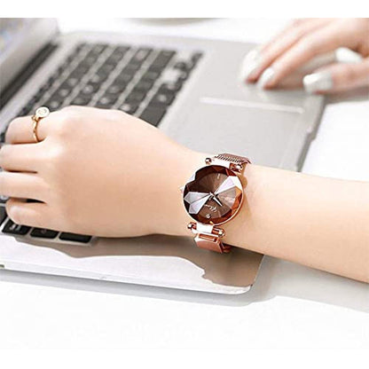 Women's Rose Gold Quartz Watch – Packaging