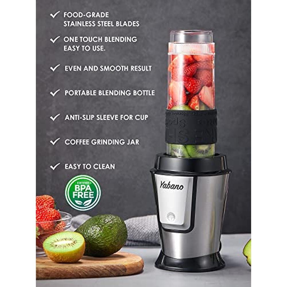 Blender Bottle: Electric Shake Bottle with 2 x 20oz Travel – Close-up Detail