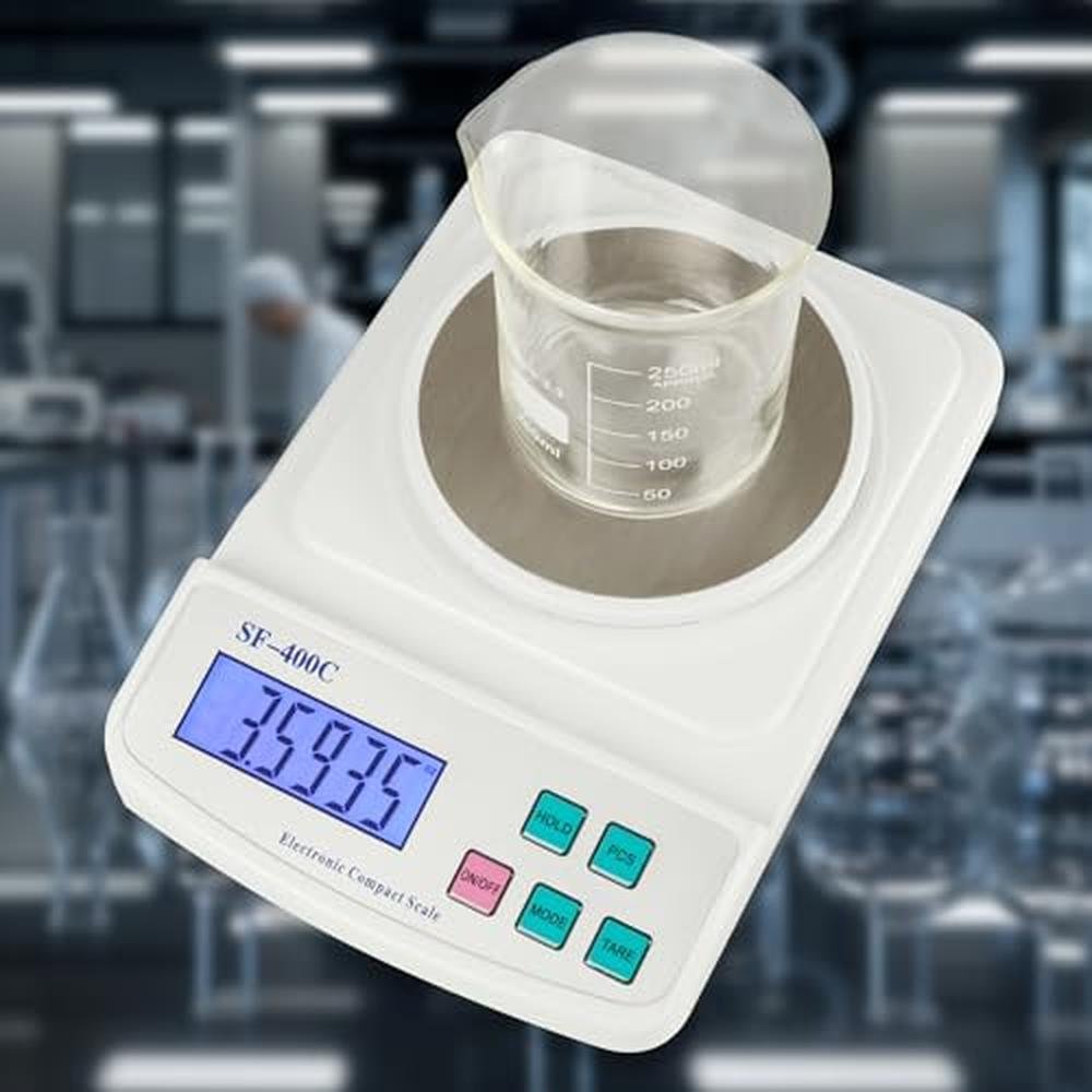 High-Precision Digital Scale: Eosphorus Science SF-400C – Side View