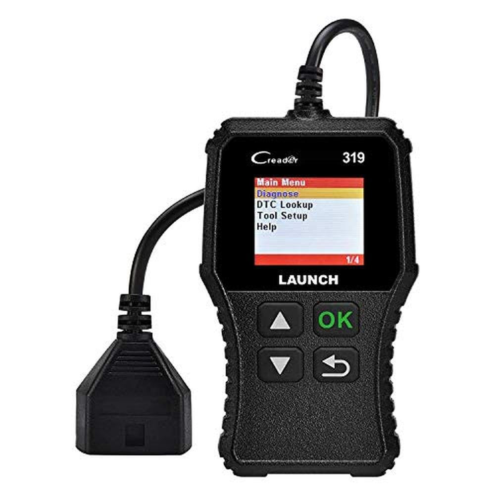 OBD2 Launch Scanner: LAUNCH CR319 Check Engine Code Reader – Front View