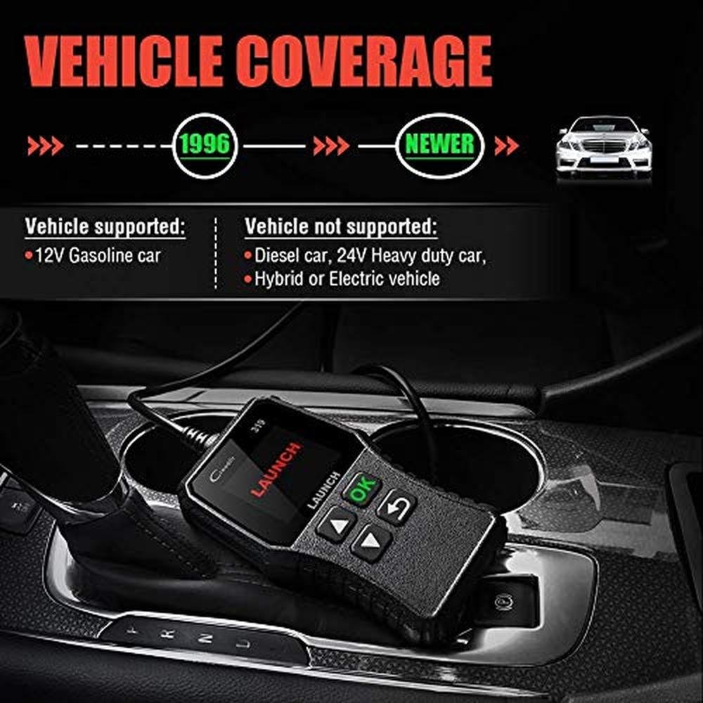 OBD2 Launch Scanner: LAUNCH CR319 Check Engine Code Reader – Packaging