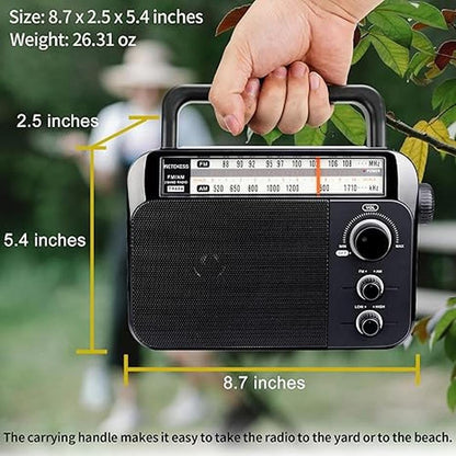 Radio Retekess: Retekess TR604 AM FM Radio – In Use
