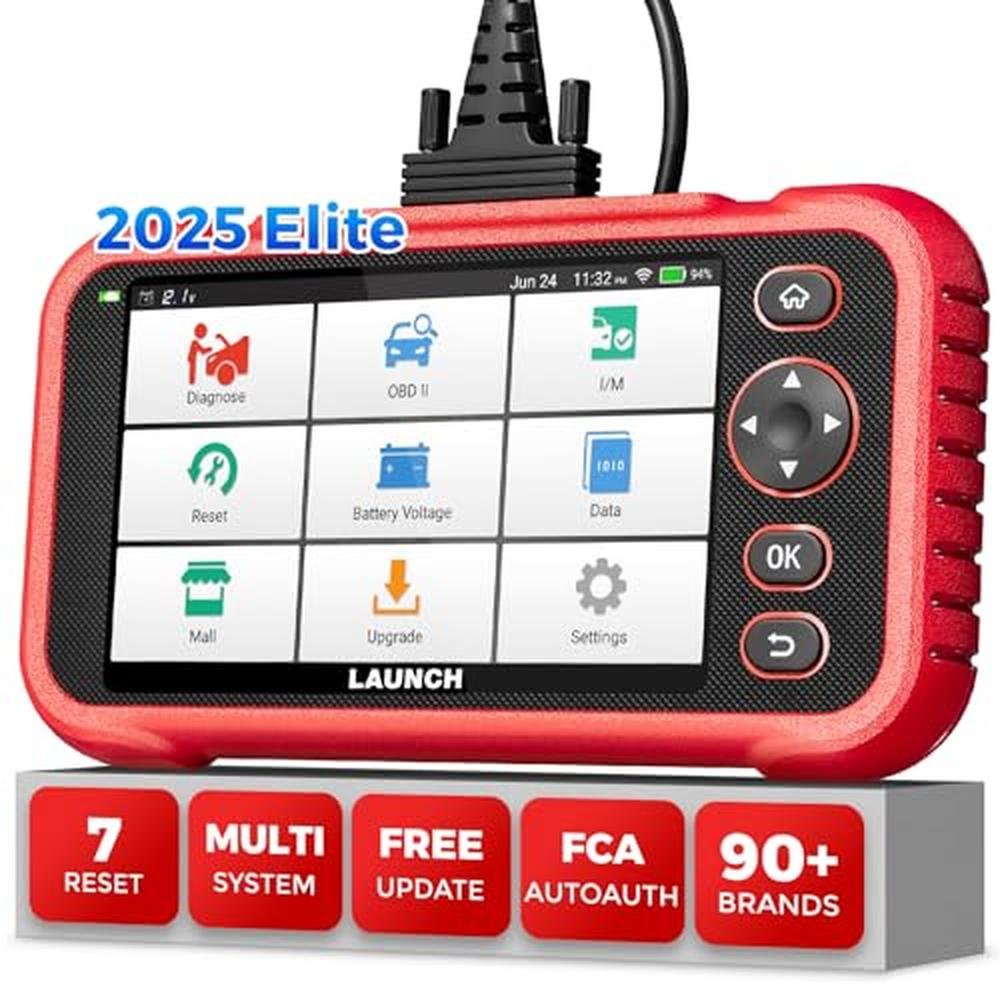 OBD2 Scanner ABS: LAUNCH CRP123I V2.0 Elite – Front View