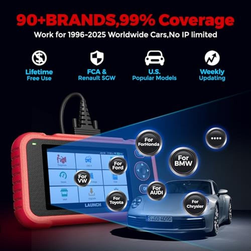 OBD2 Scanner ABS: LAUNCH CRP123I V2.0 Elite – Packaging