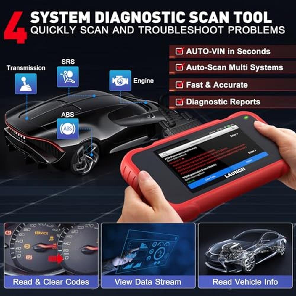 OBD2 Scanner: LAUNCH CRP123E V2.0 Elite Diagnostics Tool – In Use
