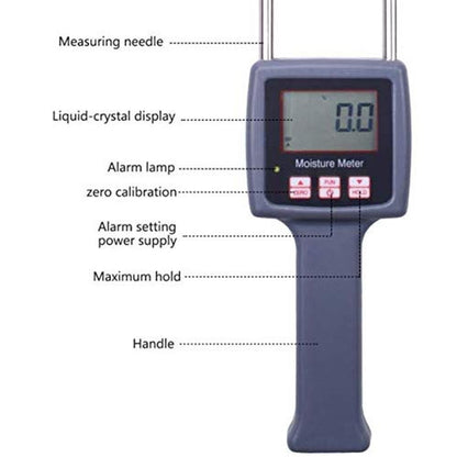 High-End Hay Moisture Meters: ZOEYEC TK100H – Side View