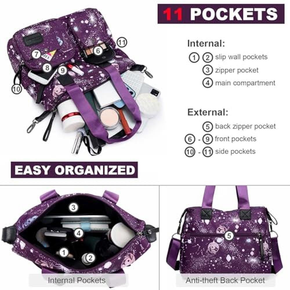 Bag Women: Premium Nylon Tote Handbag with Multiple Pockets – Packaging