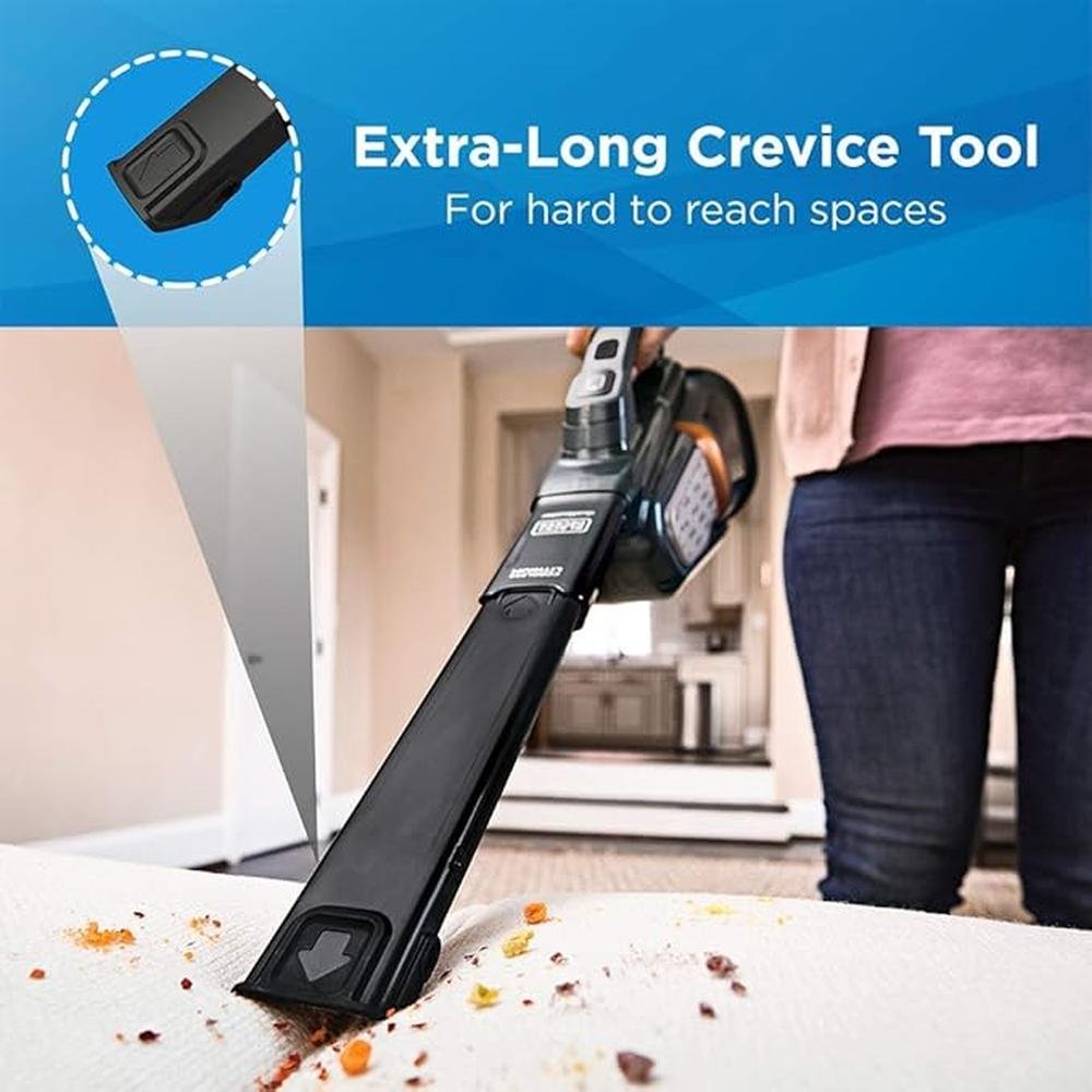 Black Decker: Black Decker Dustbuster Handheld Vacuum – Close-up Detail