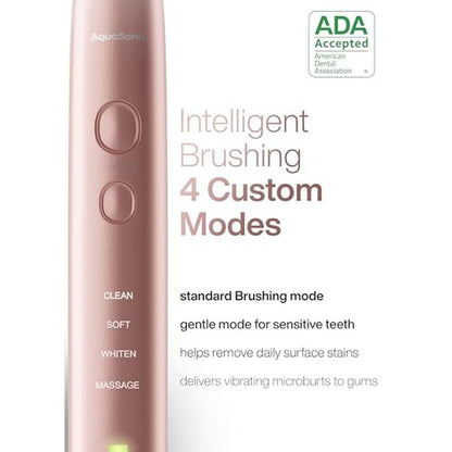 Toothbrush Aquasonic: Aquasonic Vibe Series Ultra-Whitening – In Use