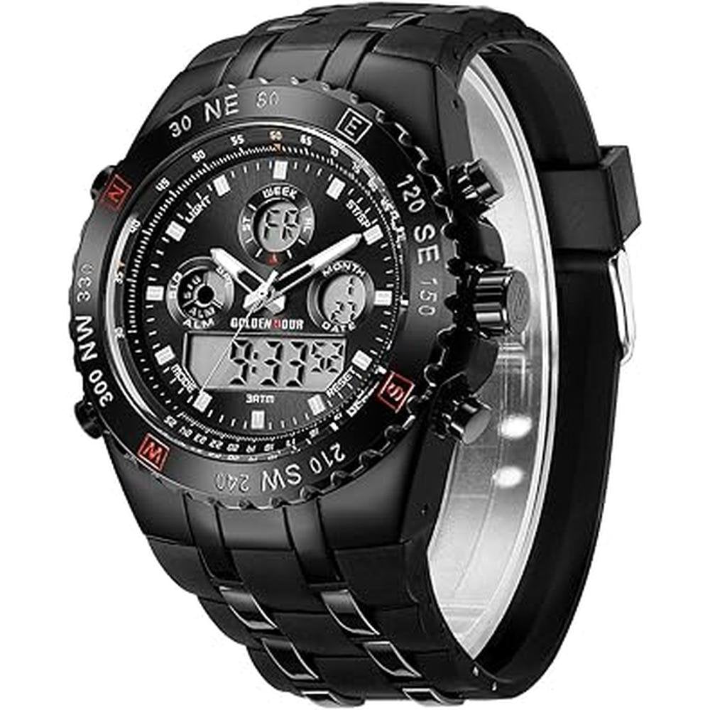 Golden Hour Luxury Men's Watches – Front View