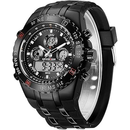 Golden Hour Luxury Men's Watches – Front View