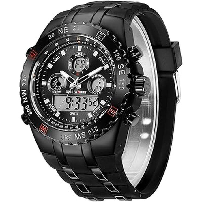 Golden Hour Luxury Men's Watches – Front View
