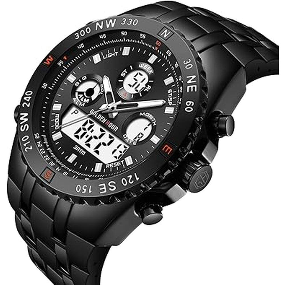 Golden Hour Luxury Men's Watches – Side View