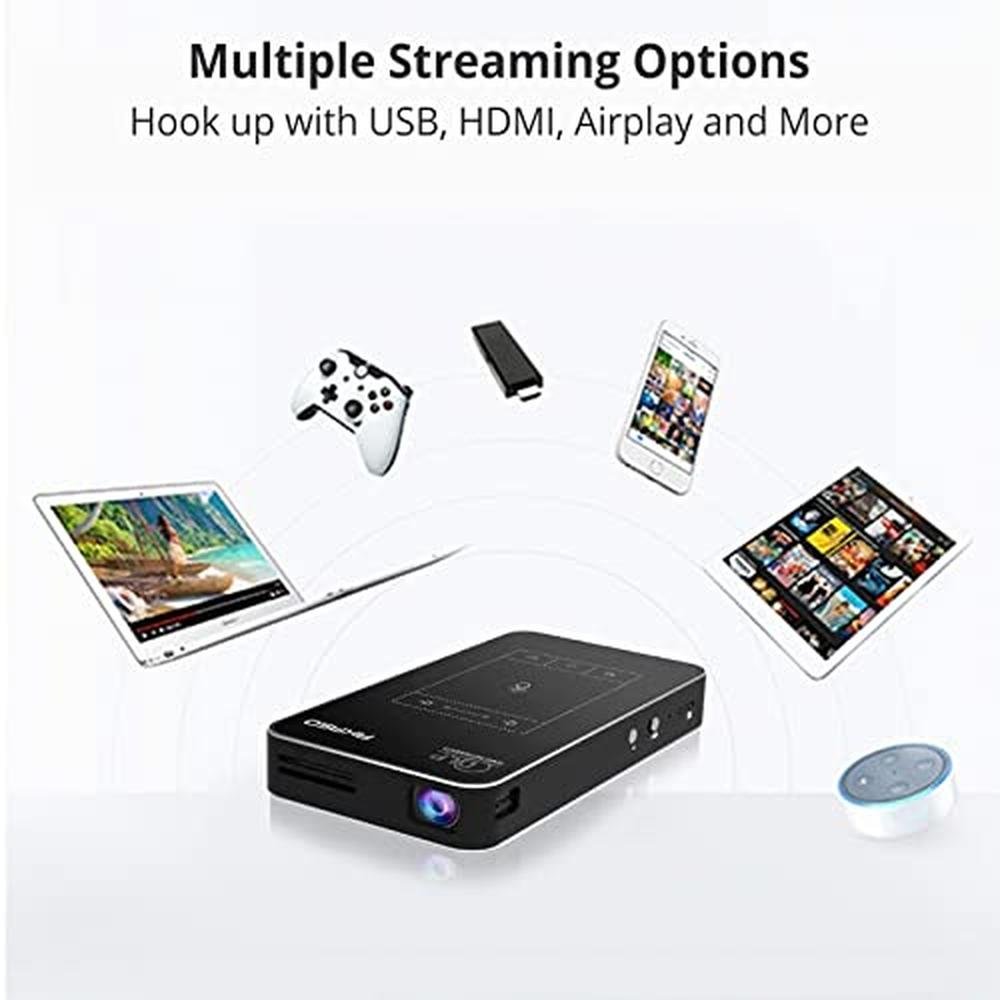 Projector AKASO: AKASO WT50 Mini Projector with WiFi and – Packaging