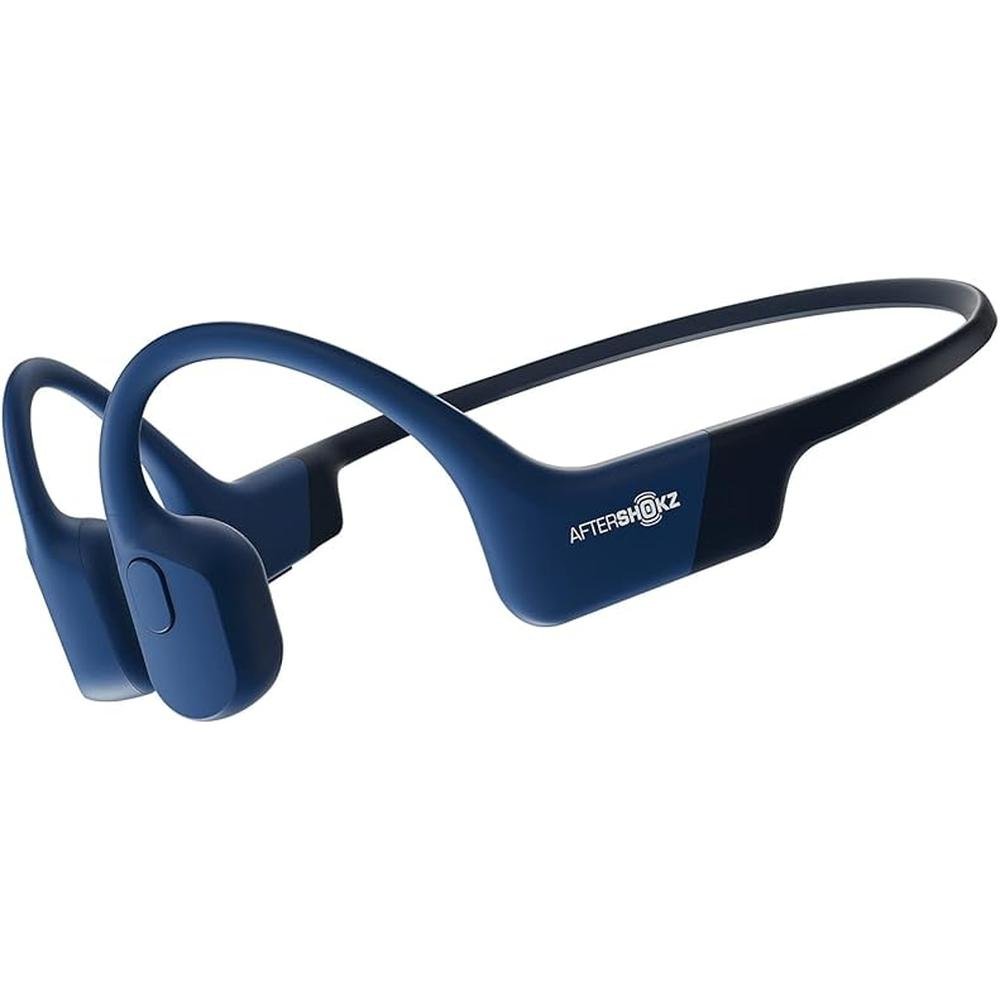 Aftershokz Aeropex: Aftershokz AS800 Open-Ear Wireless Bone – Front View