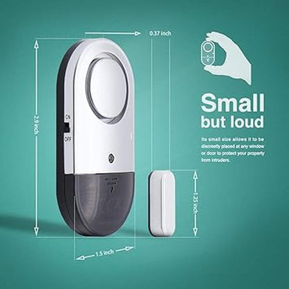 120 DB Loud Door and Window Open Alarm Sensor – Side View
