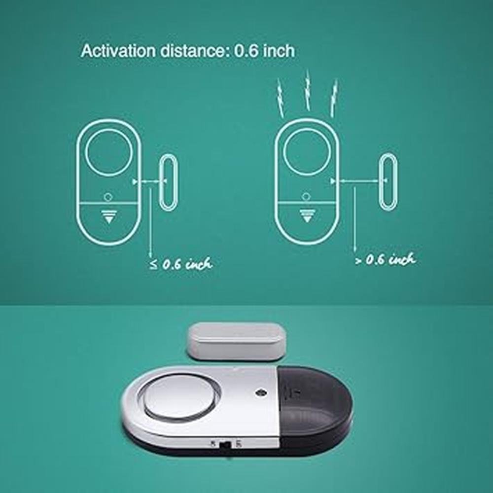 120 DB Loud Door and Window Open Alarm Sensor – Packaging