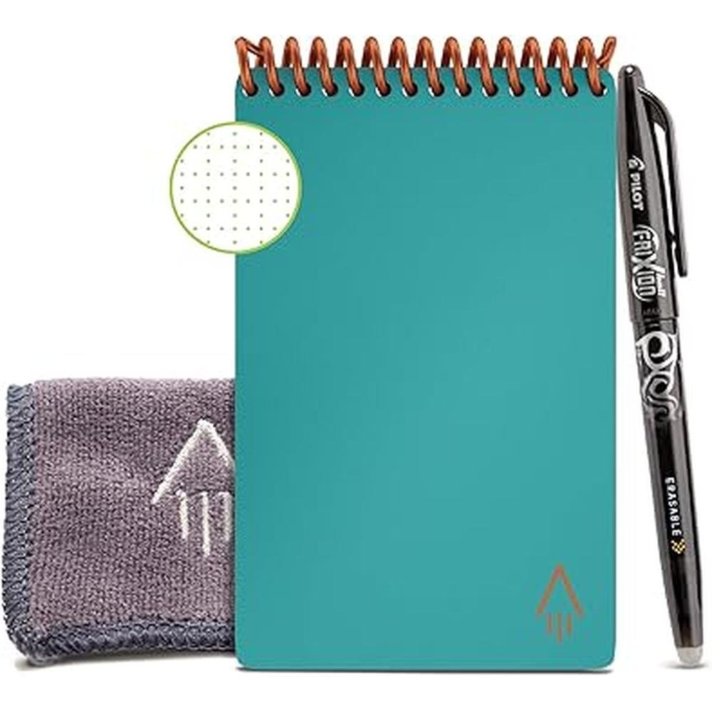 Pen Rocketbook: Pilot Frixion Pen Smart Reusable Notebook – Side View