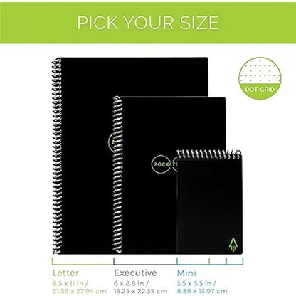 Pen Rocketbook: Pilot Frixion Pen Smart Reusable Notebook – Close-up Detail