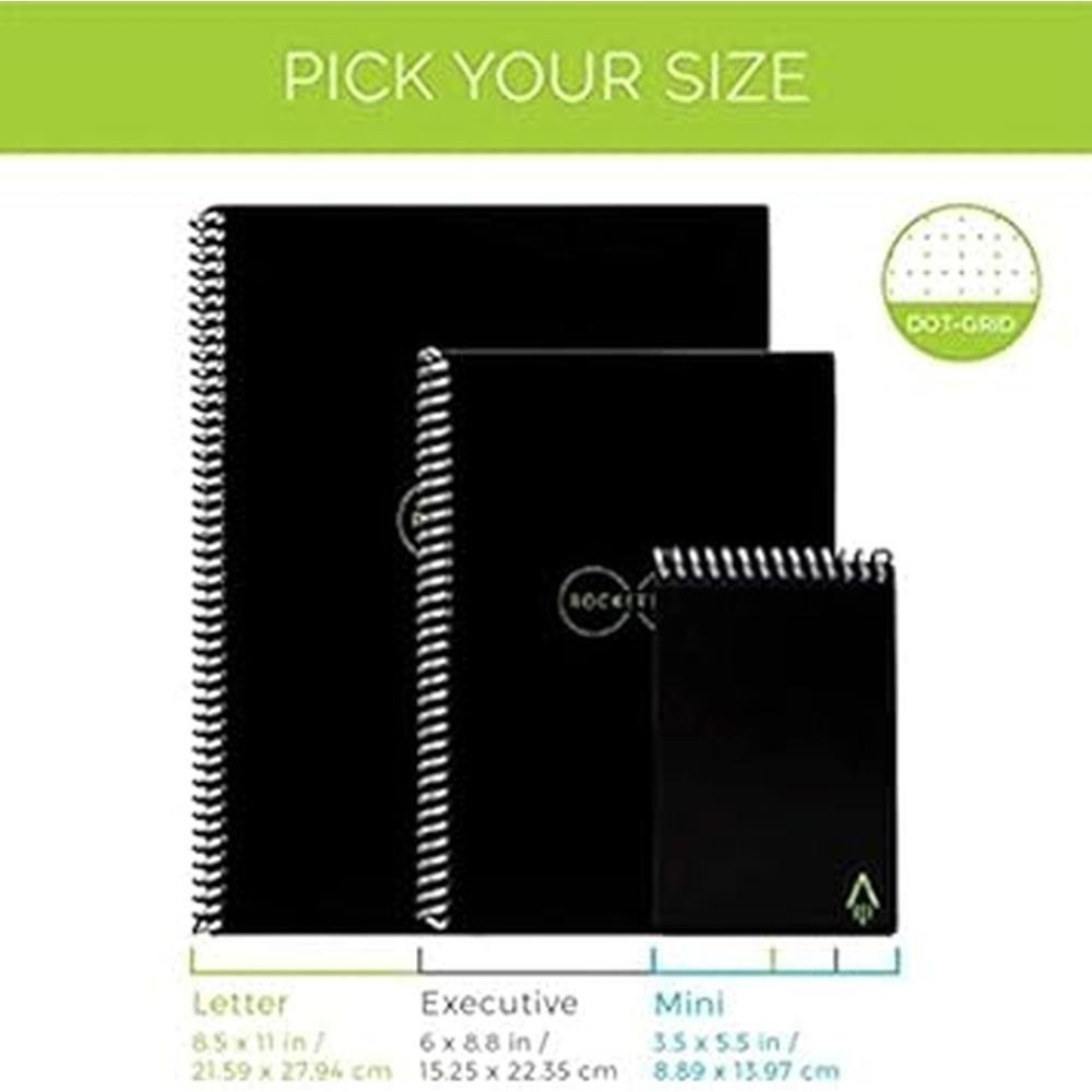 Pen Rocketbook: Pilot Frixion Pen Smart Reusable Notebook – In Use