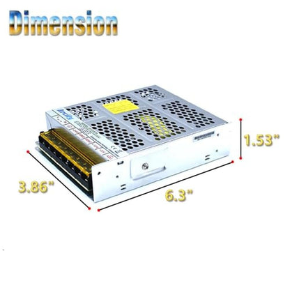 Arcity 12V: Arcity 5V 12V 24V Output Switching Power Supply – Side View