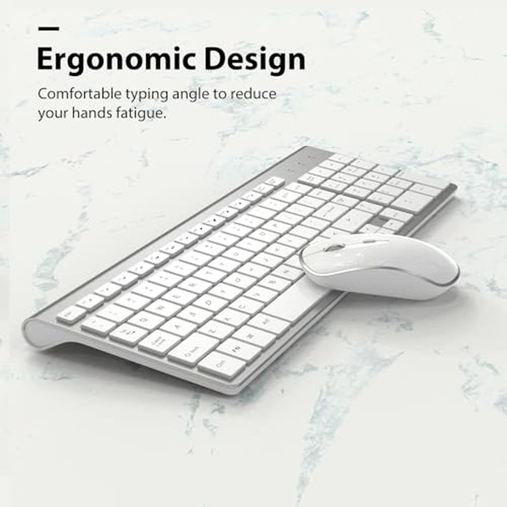 Wireless Keyboard Mouse: JOYACCES 2.4G Compact Ultra-Slim – Close-up Detail