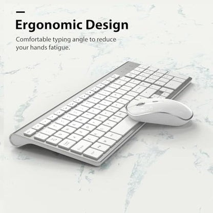 Wireless Keyboard Mouse: JOYACCES 2.4G Compact Ultra-Slim – Close-up Detail
