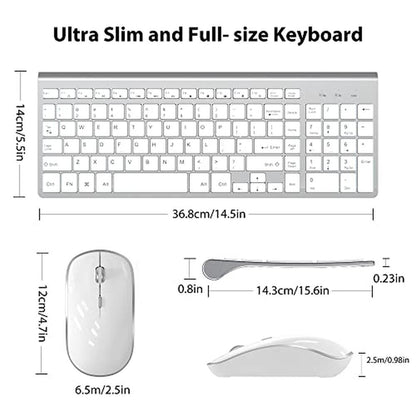 Wireless Keyboard Mouse: JOYACCES 2.4G Compact Ultra-Slim – Packaging