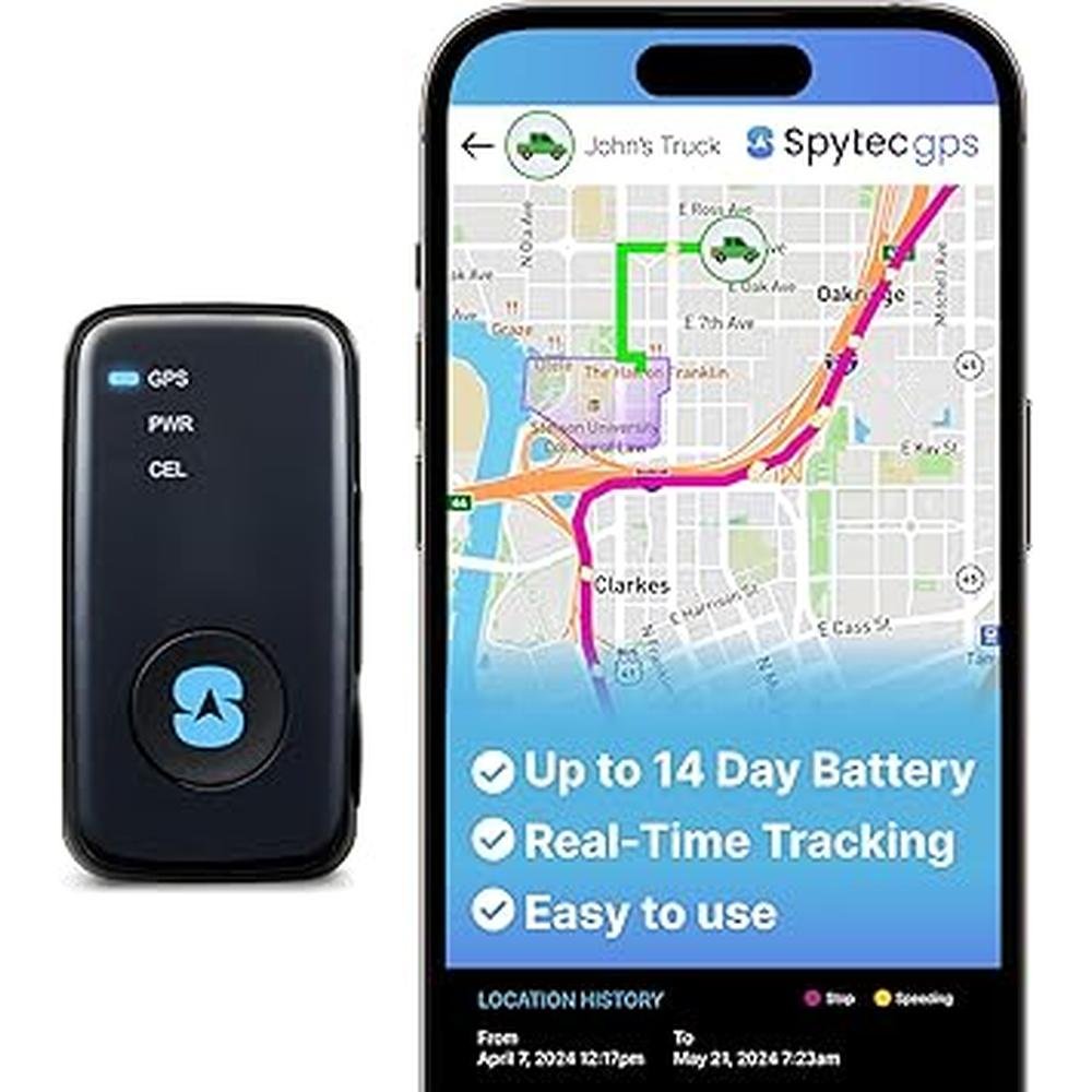 GPS Tracking: Spy Tec Mini GPS Smart Tracker for Vehicles – Front View