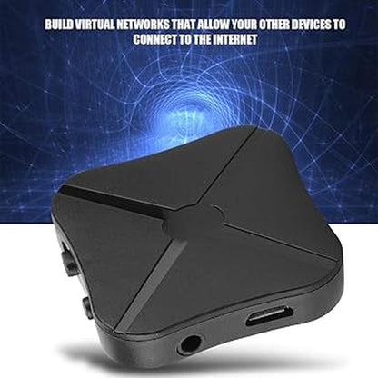 Bluetooth Receiver: ASHATA KN319 Bluetooth 4.2 Stereo Audio – Side View