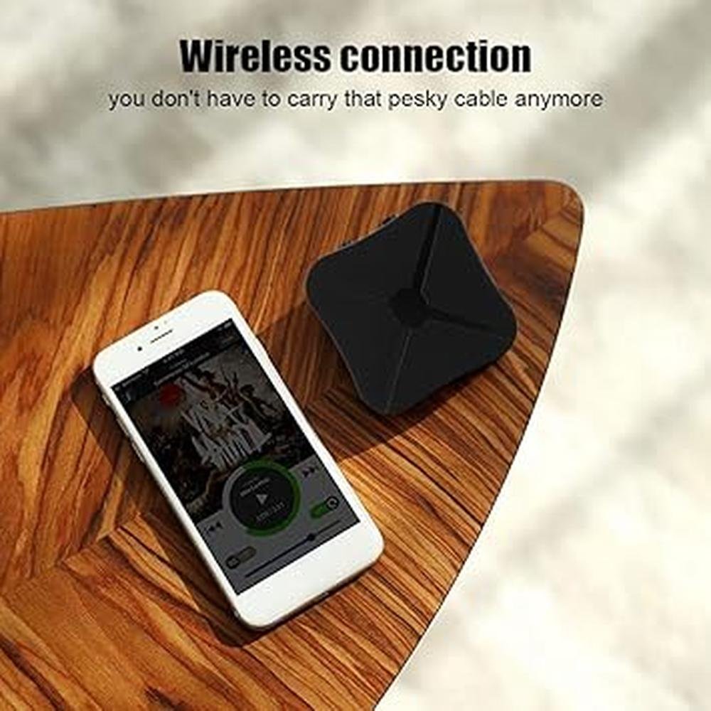 Bluetooth Receiver: ASHATA KN319 Bluetooth 4.2 Stereo Audio – In Use