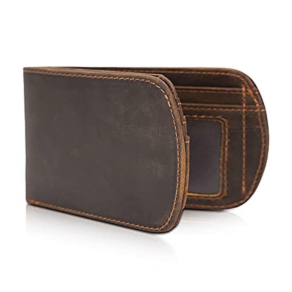 Polare Slim Curve Front Pocket RFID Blocking Italian Real – Front View