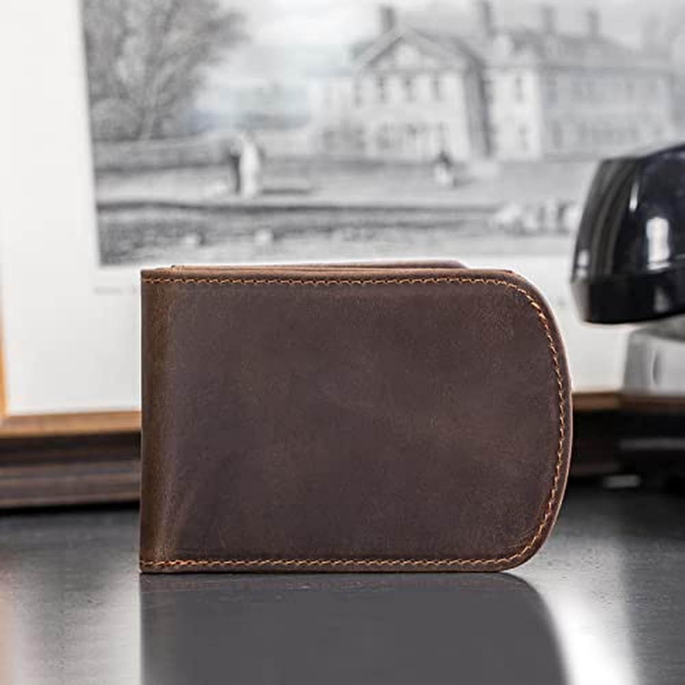Polare Slim Curve Front Pocket RFID Blocking Italian Real – Side View