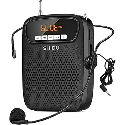 Portable Voice Amplifier: USA Warehouse BMB07SH6DS6G 15W – Front View