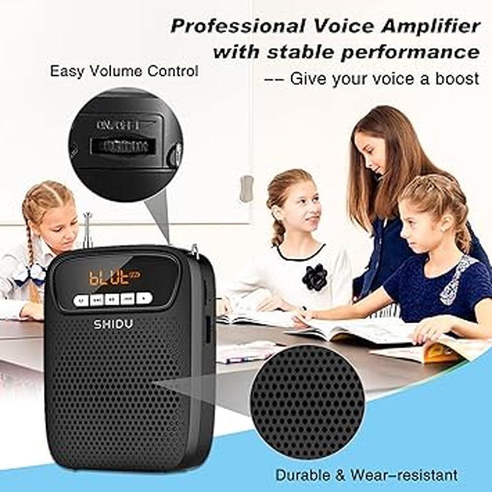 Portable Voice Amplifier: USA Warehouse BMB07SH6DS6G 15W – Packaging