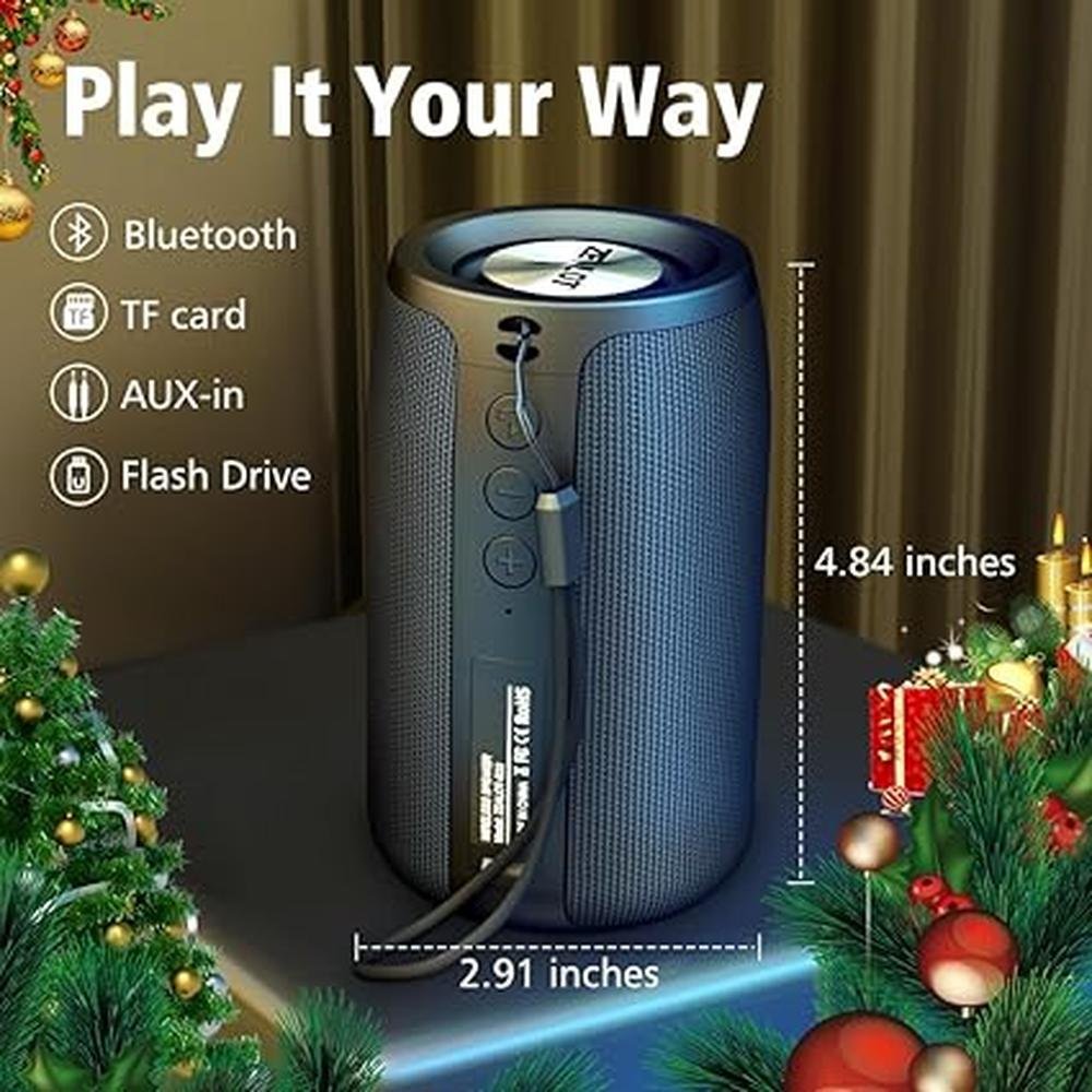 Speaker Zealot: ZEALOT S32 Portable Waterproof Bluetooth – Close-up Detail