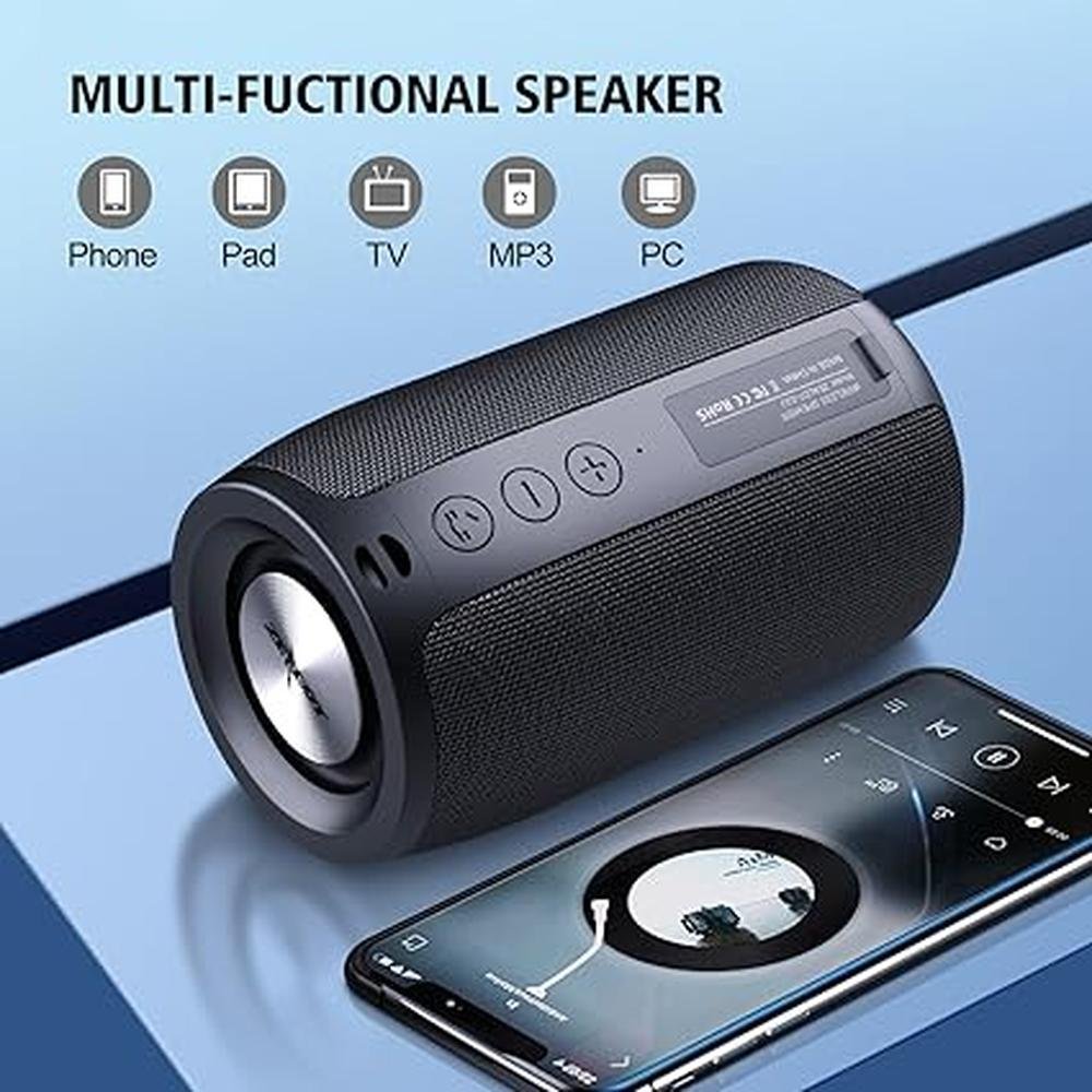 Speaker Zealot: ZEALOT S32 Portable Waterproof Bluetooth – In Use