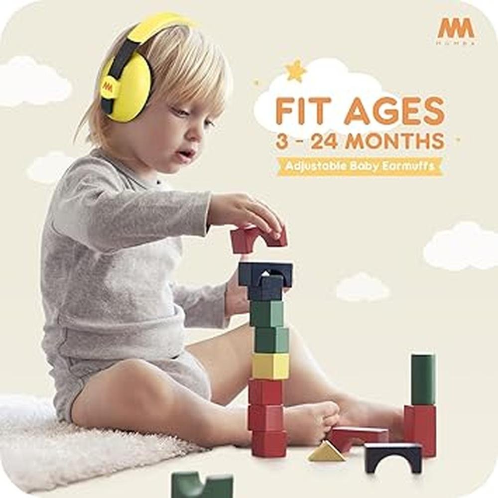 Baby Mumba: Premium Noise Cancelling Headphones for Babies – Side View