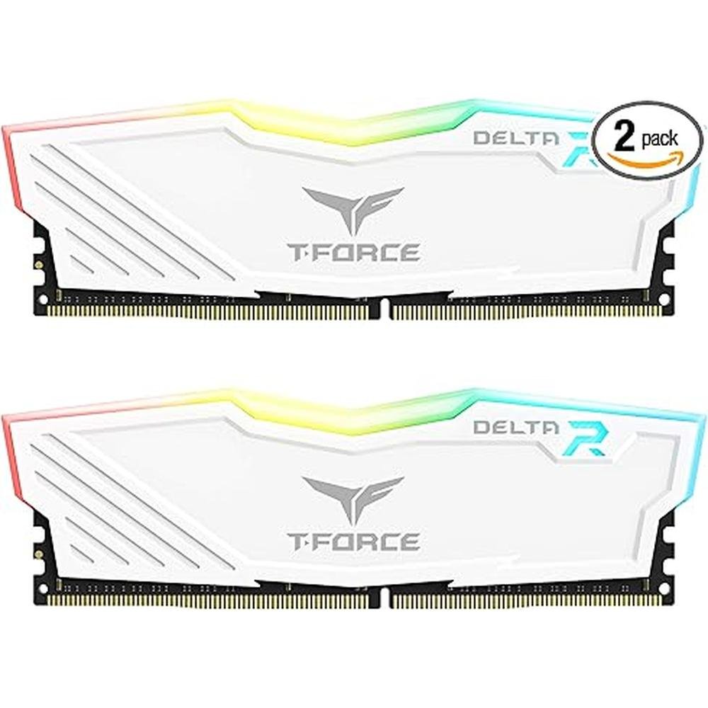 TeamGroup Force T-Force Delta RGB DDR4 16GB 2x8GB 3200MHz – Front View