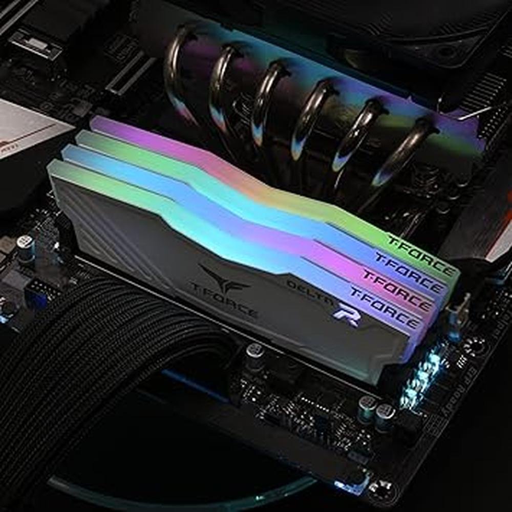 TeamGroup Force T-Force Delta RGB DDR4 16GB 2x8GB 3200MHz – Side View
