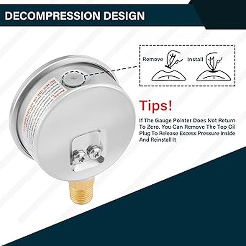 Measureman 2inch: MEASUREMAN 2-1/2inch Dial Size Liquid – Packaging