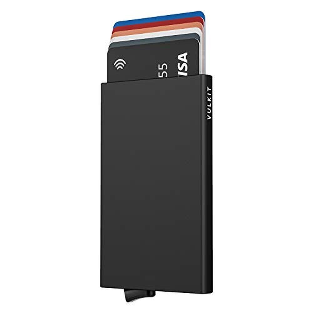 Vulkit Pop Up Wallet: Slim Minimalist Credit Card Holder – Front View